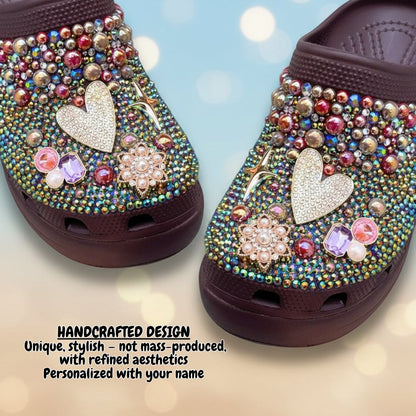 Crystal Bloom Clogs