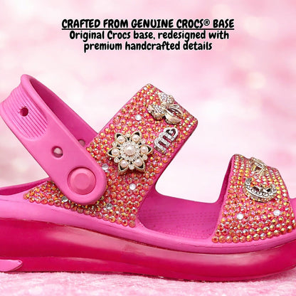 Pearl Grace Dual-Strap Platform Sandals