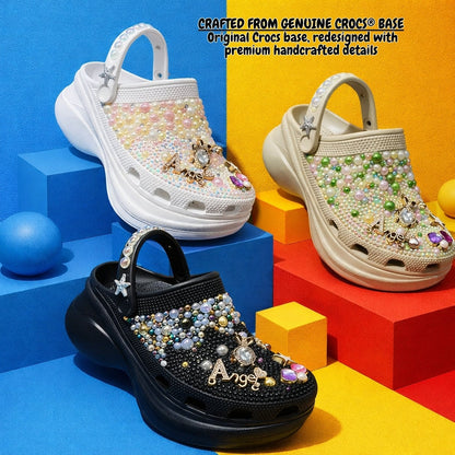 Dream Pearl Clogs (Custome text)