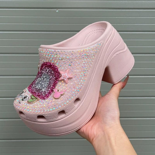 Dreamy Heart Aura Clogs