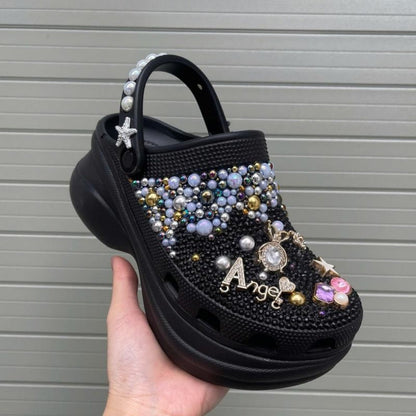 Dream Pearl Clogs (Custome text)