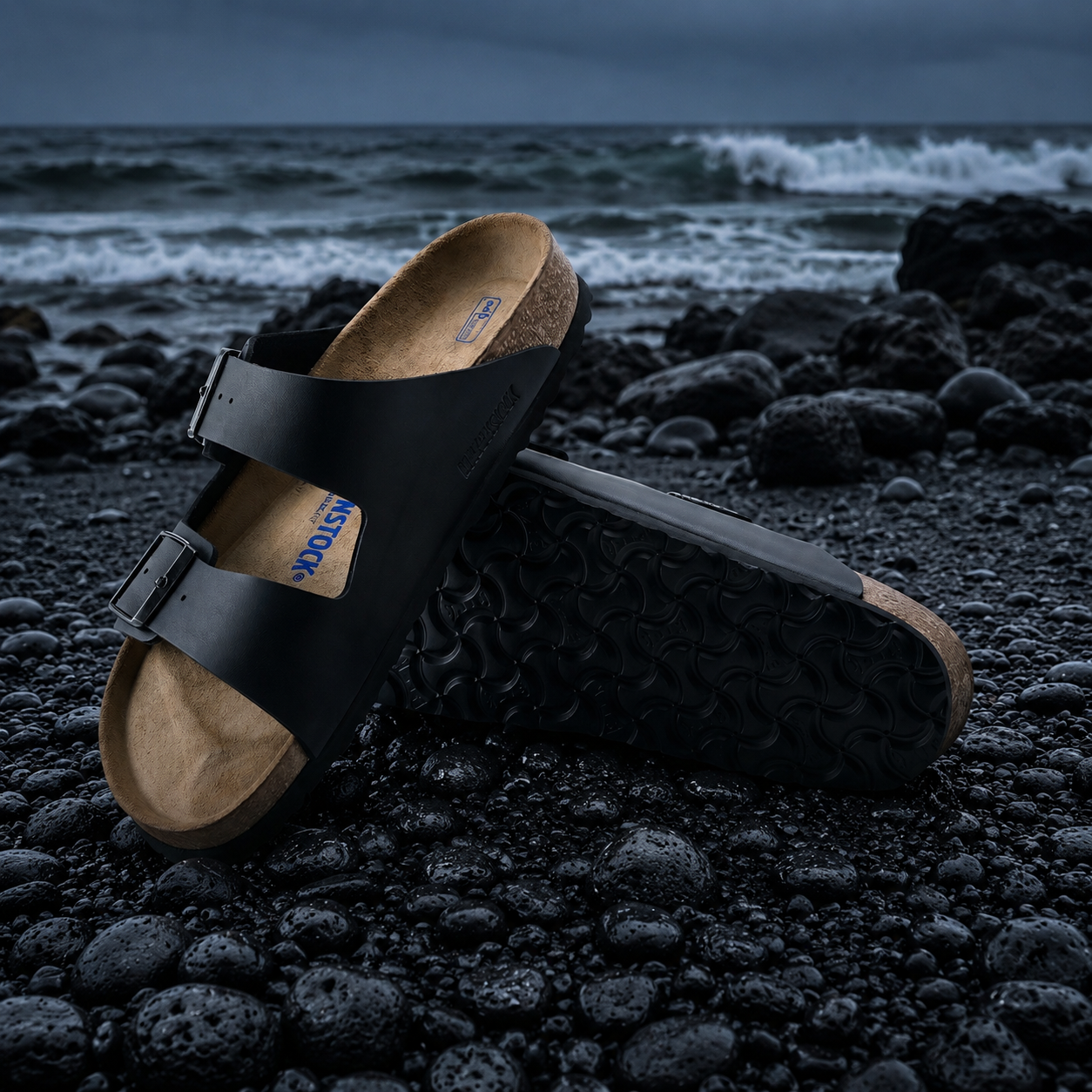 Two-Strap Recovery Slide Sandals - Arizona